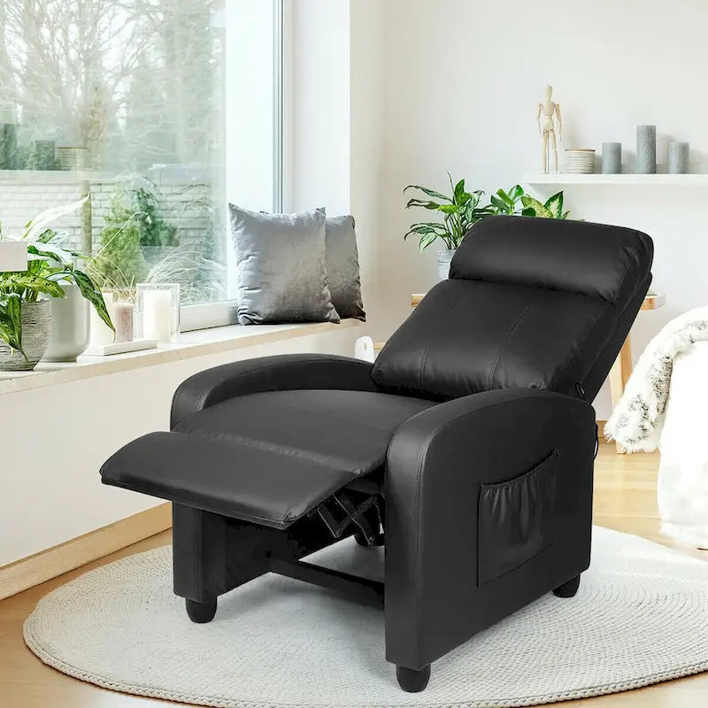 Fauteuil inclinable massant, canapé simple ergonomique réglable et rembourré