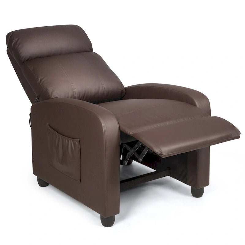 Fauteuil inclinable massant, canapé simple ergonomique réglable et rembourré