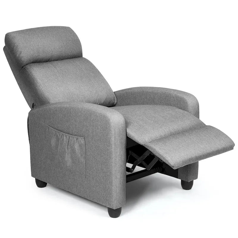 Fauteuil inclinable massant, canapé simple ergonomique réglable et rembourré
