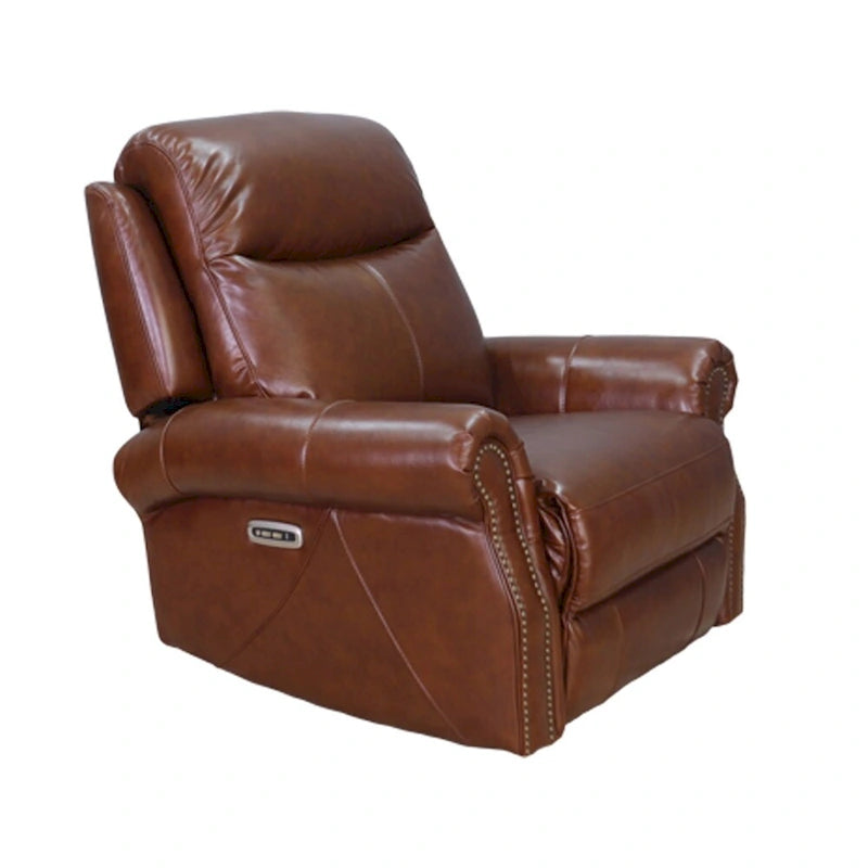 Fauteuil inclinable Hydeline Royce Zero Gravity Power avec têtière en cuir pleine fleur