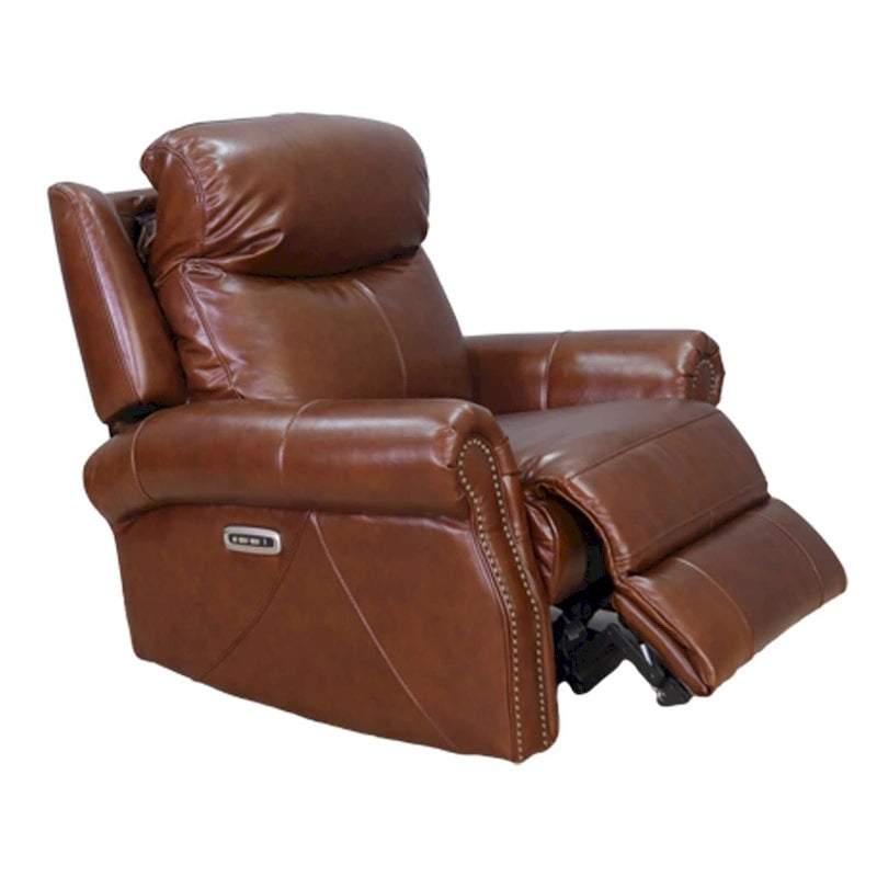 Fauteuil inclinable Hydeline Royce Zero Gravity Power avec têtière en cuir pleine fleur