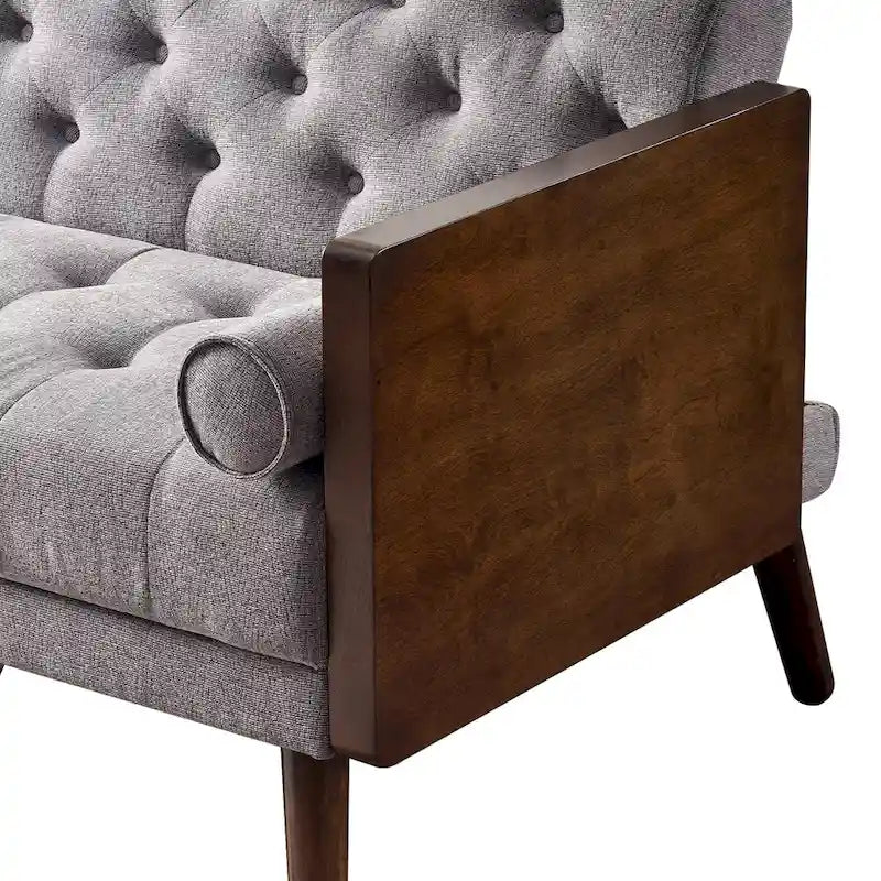 Canapé-lit pliant ajustable, style Mid-century moderne
