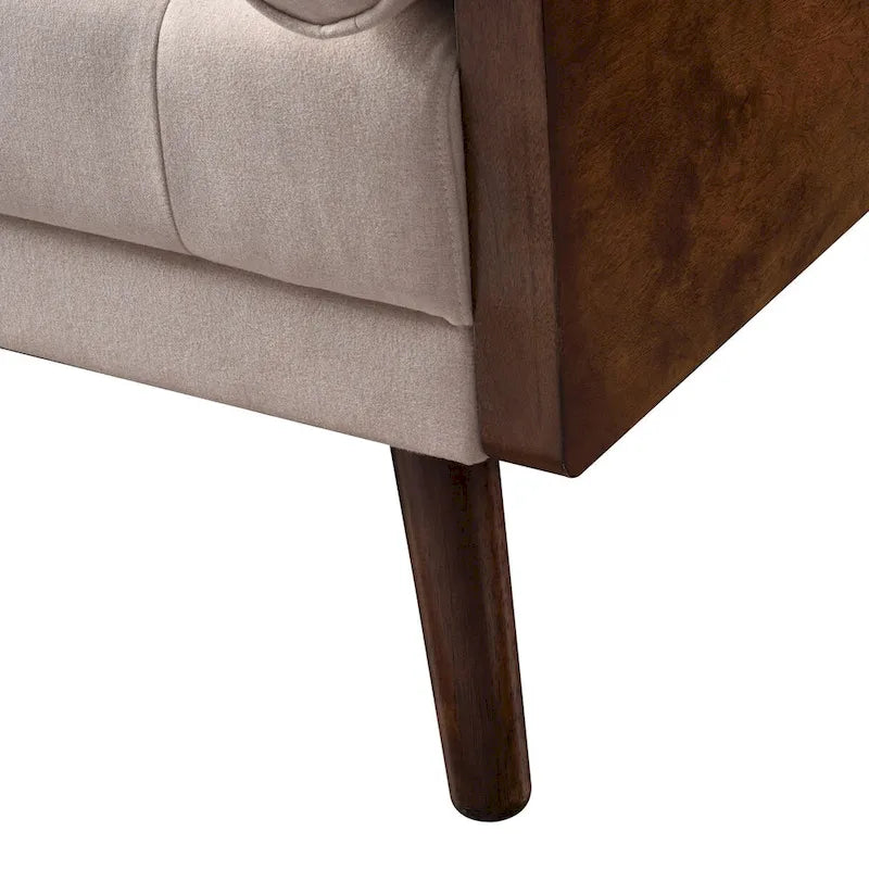 Canapé-lit pliant ajustable, style Mid-century moderne