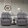 Fauteuil inclinable massant et canapé individuel manuel avec télécommande