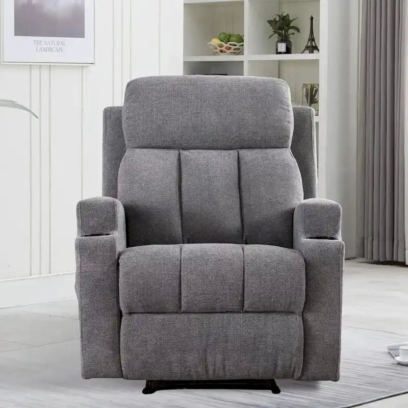 Fauteuil inclinable massant et canapé individuel manuel avec télécommande