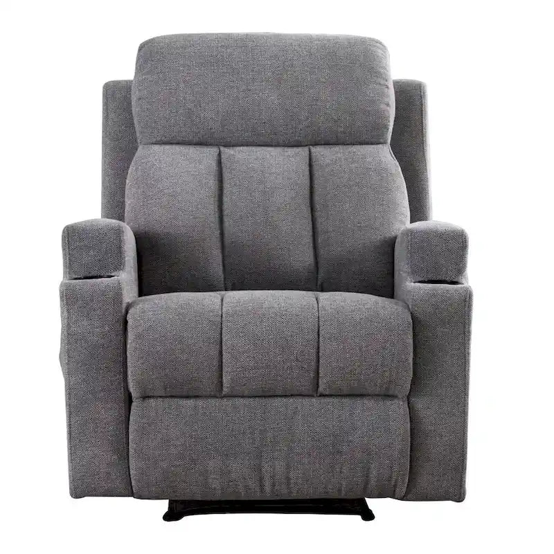Fauteuil inclinable massant et canapé individuel manuel avec télécommande