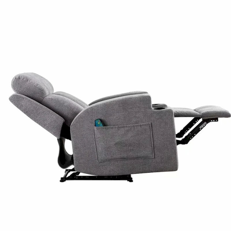 Fauteuil inclinable massant et canapé individuel manuel avec télécommande