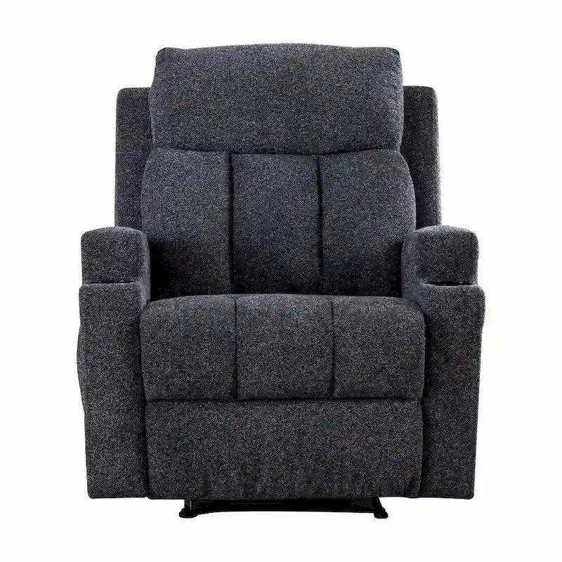 Fauteuil inclinable massant et canapé individuel manuel avec télécommande