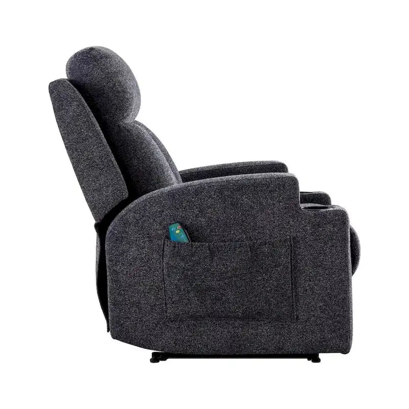 Fauteuil inclinable massant et canapé individuel manuel avec télécommande