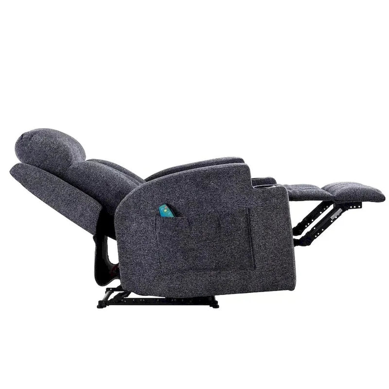 Fauteuil inclinable massant et canapé individuel manuel avec télécommande