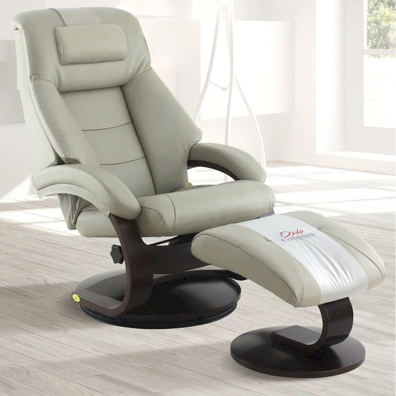 Relax-R Oreiller Cervical en Cuir Pleine Fleur