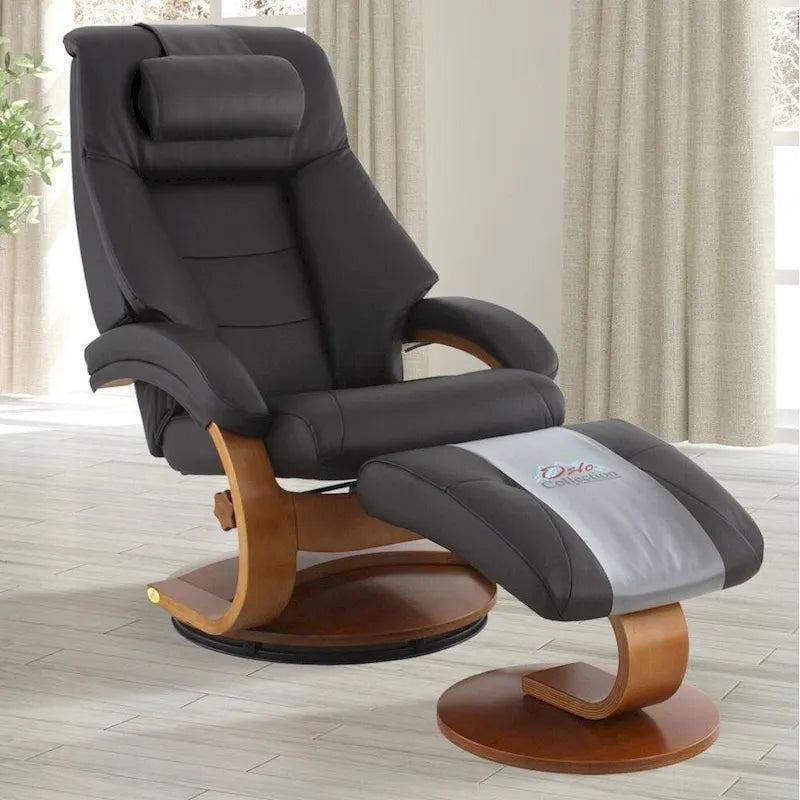 Relax-R Oreiller Cervical en Cuir Pleine Fleur