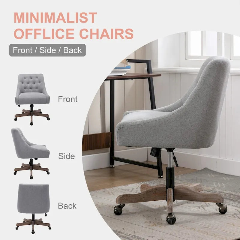 Fauteuil de salon à rotation à 360 degrés et coque réglable