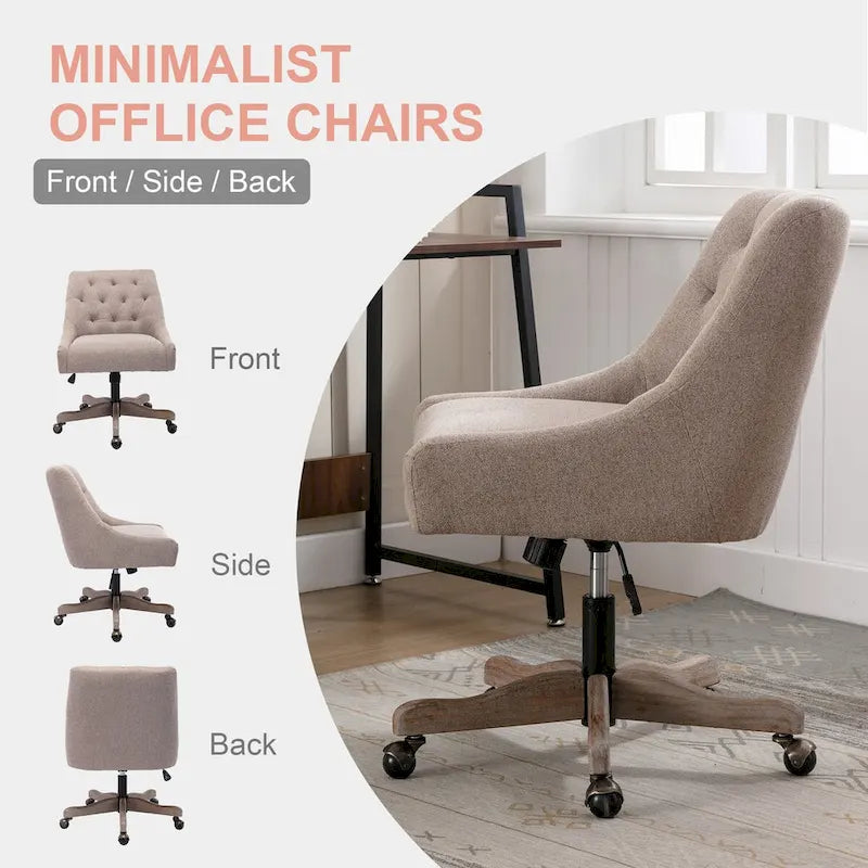 Fauteuil de salon à rotation à 360 degrés et coque réglable