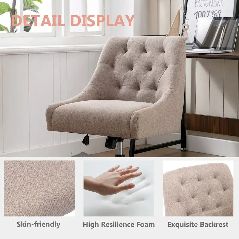 Fauteuil de salon à rotation à 360 degrés et coque réglable