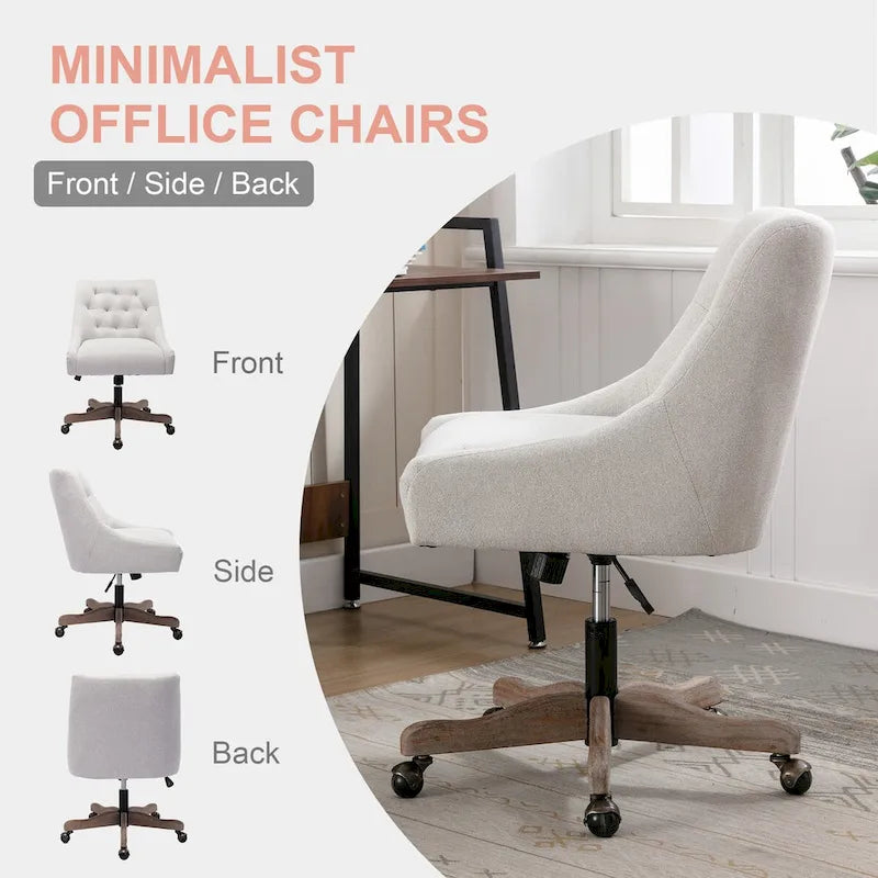 Fauteuil de salon à rotation à 360 degrés et coque réglable