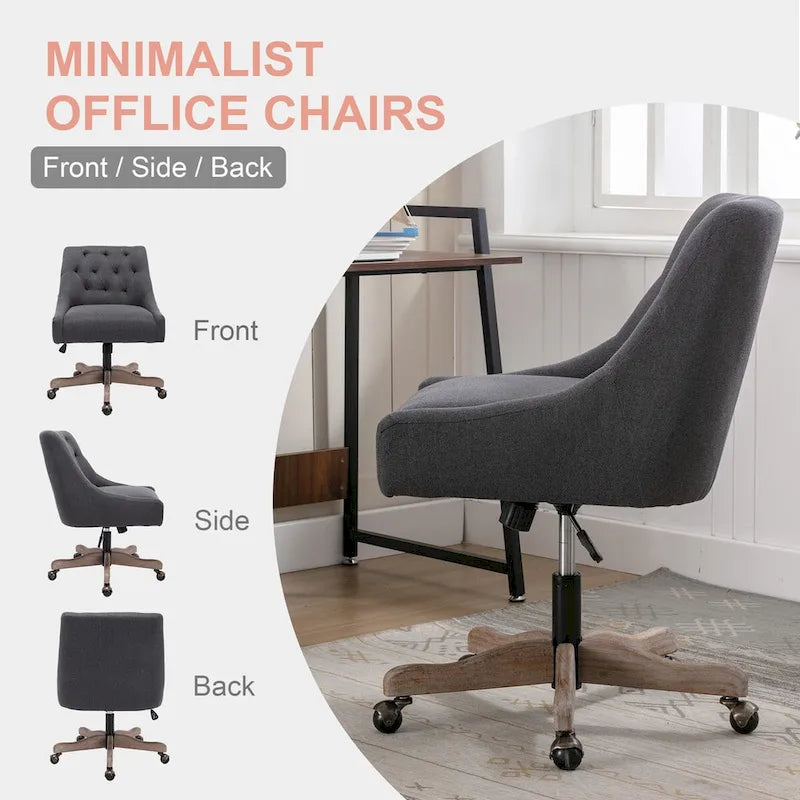 Fauteuil de salon à rotation à 360 degrés et coque réglable