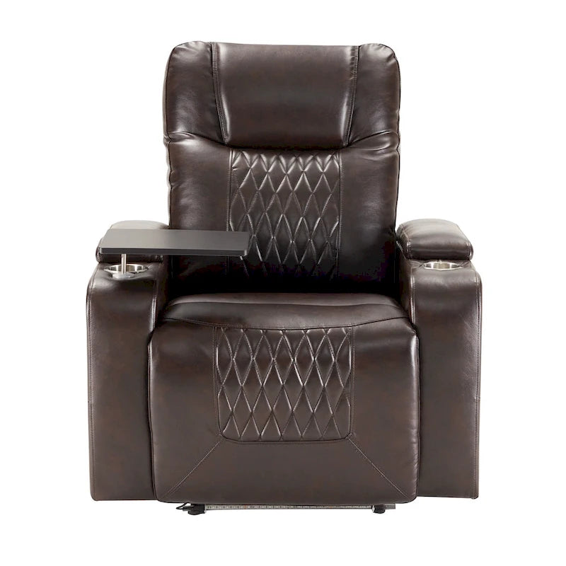 Fauteuil inclinable électrique avec 2 porte-gobelets pratiques