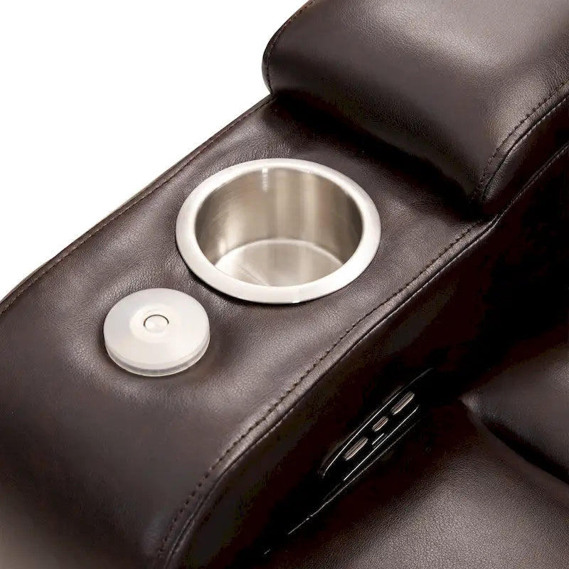 Fauteuil inclinable électrique avec 2 porte-gobelets pratiques