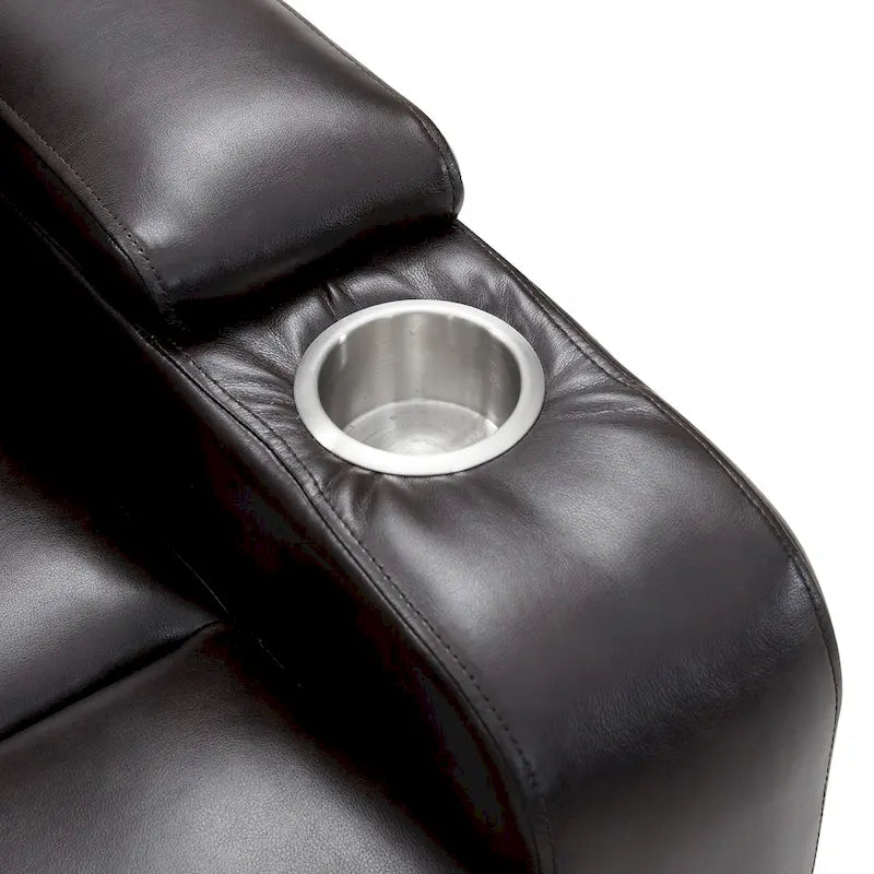 Fauteuil inclinable électrique avec 2 porte-gobelets pratiques
