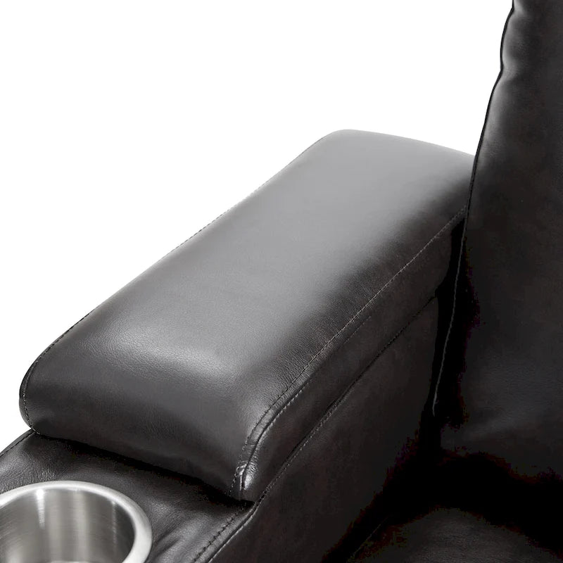 Fauteuil inclinable électrique avec 2 porte-gobelets pratiques