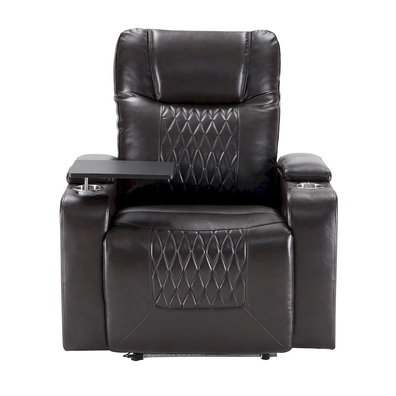 Fauteuil inclinable électrique avec 2 porte-gobelets pratiques