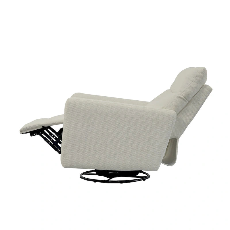 Fauteuil inclinable pivotant et coulissant Olmas 33,5 W avec chargeur USB - Lot de 2