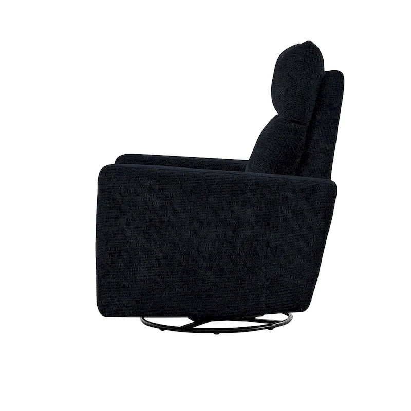 Fauteuil inclinable pivotant et coulissant Olmas 33,5 W avec chargeur USB - Lot de 2