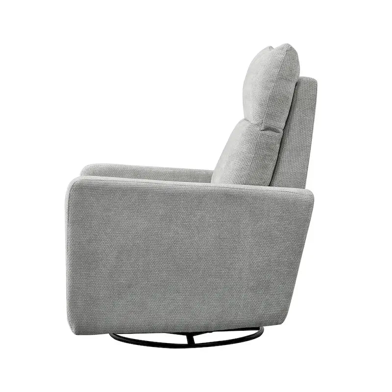 Fauteuil inclinable pivotant et coulissant Olmas 33,5 W avec chargeur USB - Lot de 2