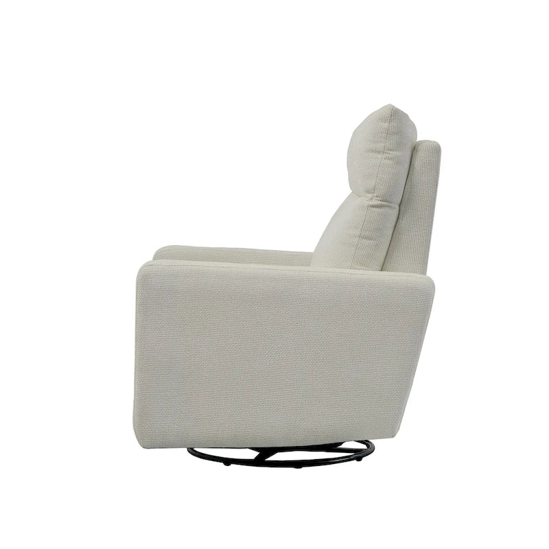Fauteuil inclinable pivotant et coulissant Olmas 33,5 W avec chargeur USB - Lot de 2