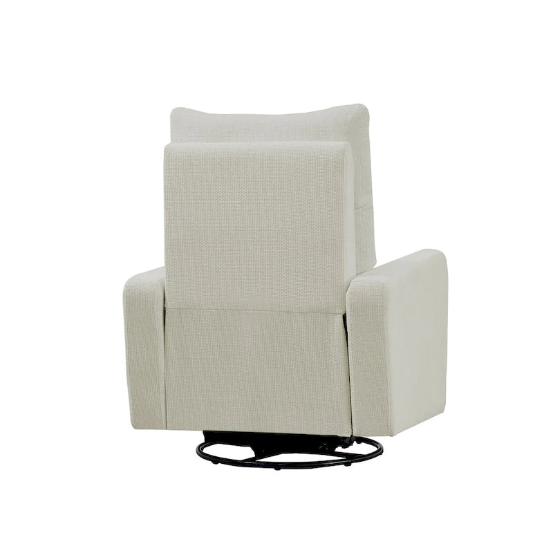 Fauteuil inclinable pivotant et coulissant Olmas 33,5 W avec chargeur USB - Lot de 2