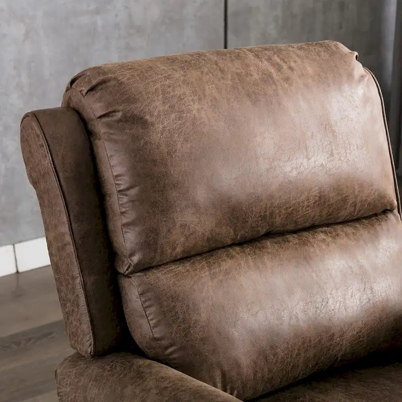 Fauteuil inclinable à pousser Club avec garniture cloutée, lot de 2