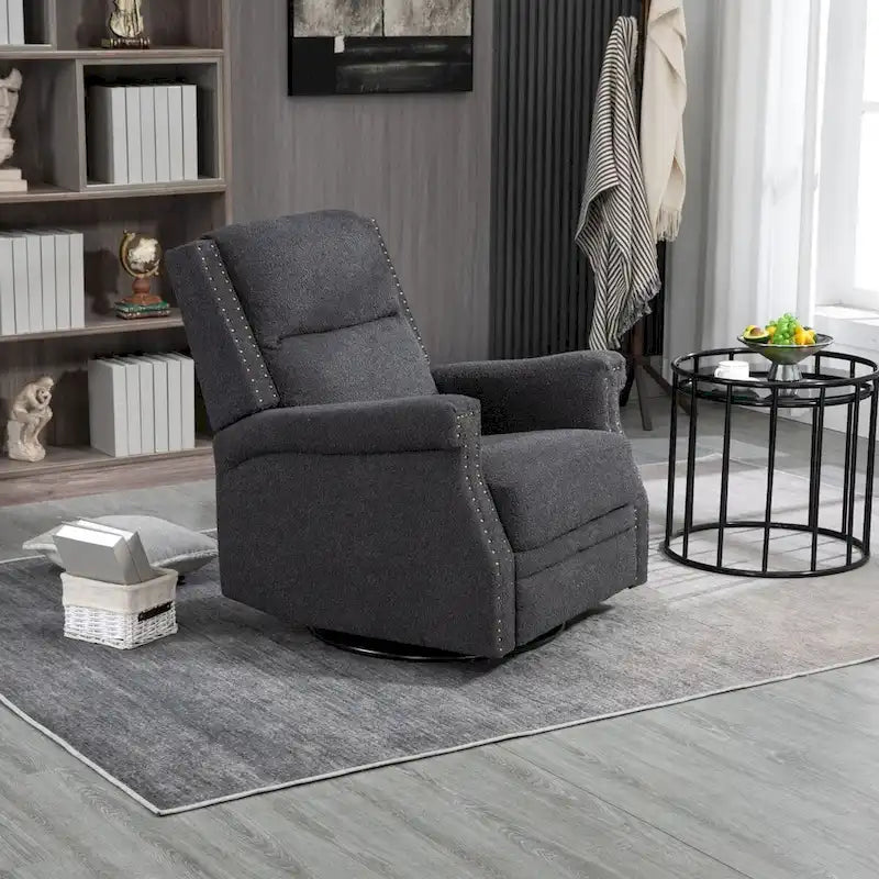 Fauteuil inclinable manuel pivotant 360 degrés, fauteuil à bascule pour chambre d'enfant