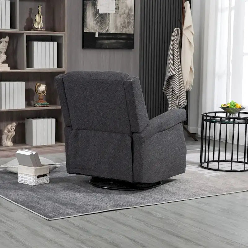 Fauteuil inclinable manuel pivotant 360 degrés, fauteuil à bascule pour chambre d'enfant