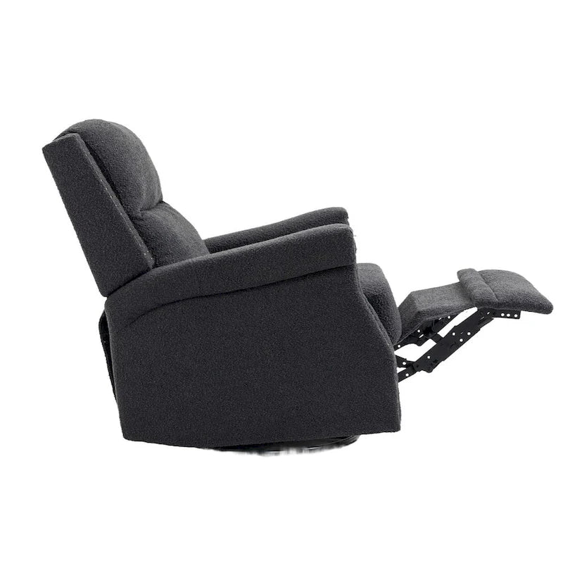 Fauteuil inclinable manuel pivotant 360 degrés, fauteuil à bascule pour chambre d'enfant