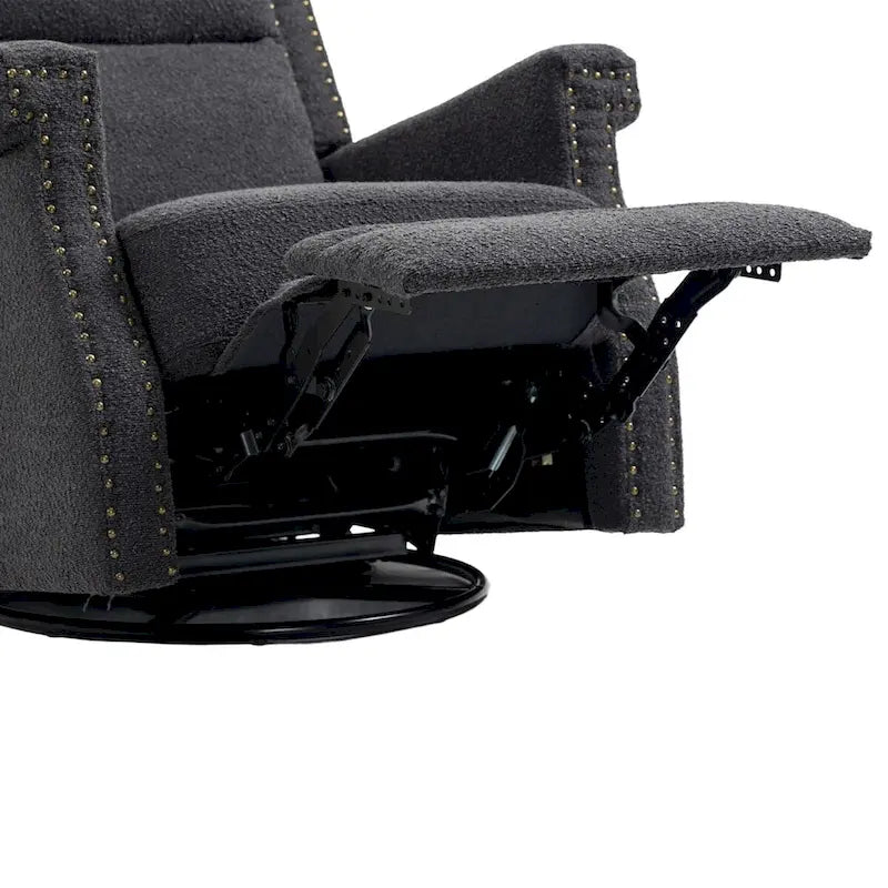 Fauteuil inclinable manuel pivotant 360 degrés, fauteuil à bascule pour chambre d'enfant