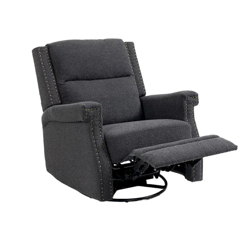 Fauteuil inclinable manuel pivotant 360 degrés, fauteuil à bascule pour chambre d'enfant