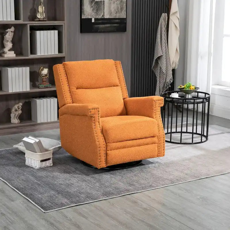 Fauteuil inclinable manuel pivotant 360 degrés, fauteuil à bascule pour chambre d'enfant