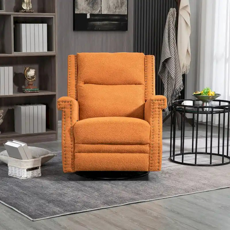 Fauteuil inclinable manuel pivotant 360 degrés, fauteuil à bascule pour chambre d'enfant