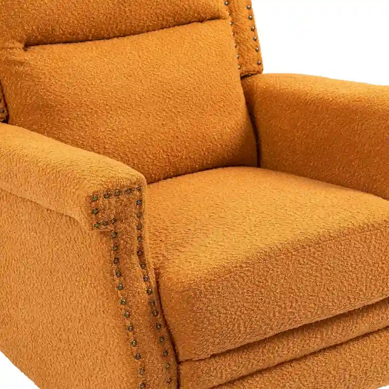 Fauteuil inclinable manuel pivotant 360 degrés, fauteuil à bascule pour chambre d'enfant
