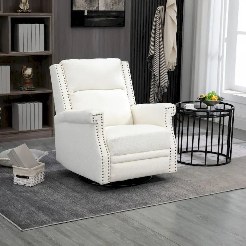 Fauteuil inclinable manuel pivotant 360 degrés, fauteuil à bascule pour chambre d'enfant