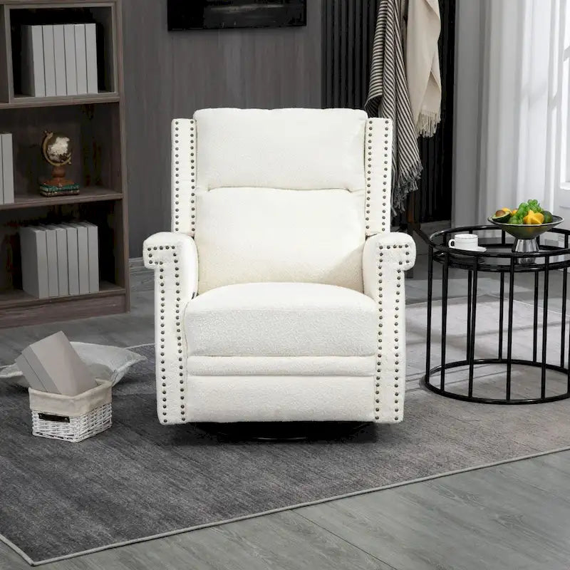 Fauteuil inclinable manuel pivotant 360 degrés, fauteuil à bascule pour chambre d'enfant