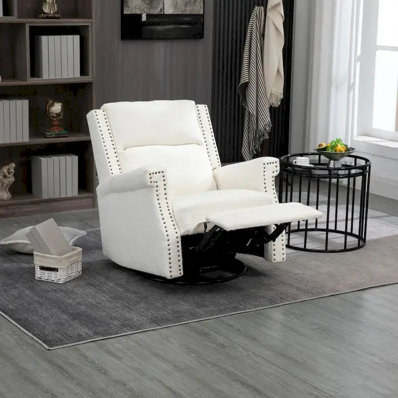 Fauteuil inclinable manuel pivotant 360 degrés, fauteuil à bascule pour chambre d'enfant