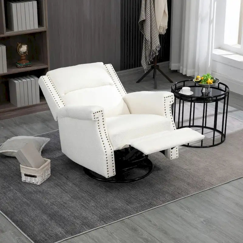 Fauteuil inclinable manuel pivotant 360 degrés, fauteuil à bascule pour chambre d'enfant