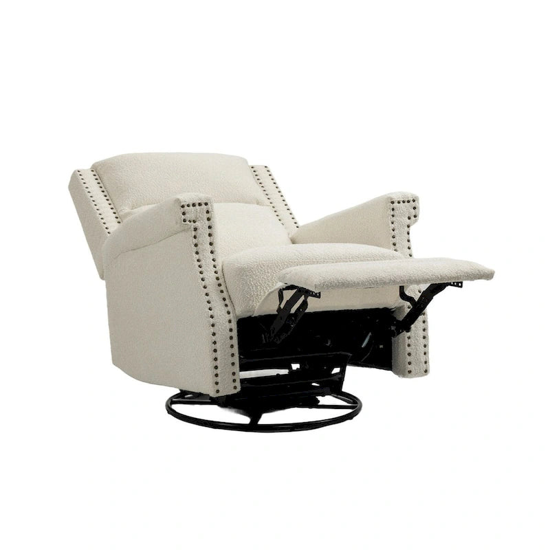 Fauteuil inclinable manuel pivotant 360 degrés, fauteuil à bascule pour chambre d'enfant