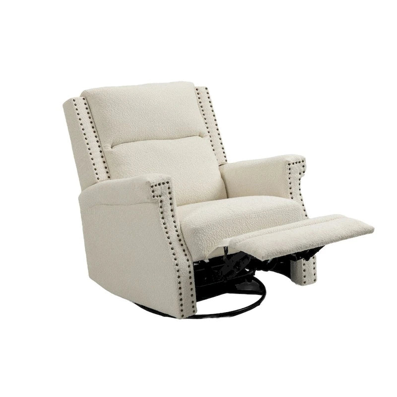 Fauteuil inclinable manuel pivotant 360 degrés, fauteuil à bascule pour chambre d'enfant