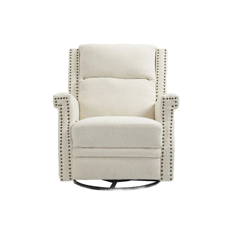 Fauteuil inclinable manuel pivotant 360 degrés, fauteuil à bascule pour chambre d'enfant