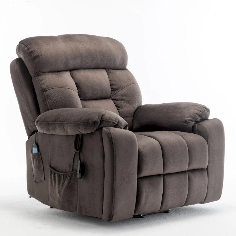 Fauteuil inclinable électrique releveur de massage chauffant