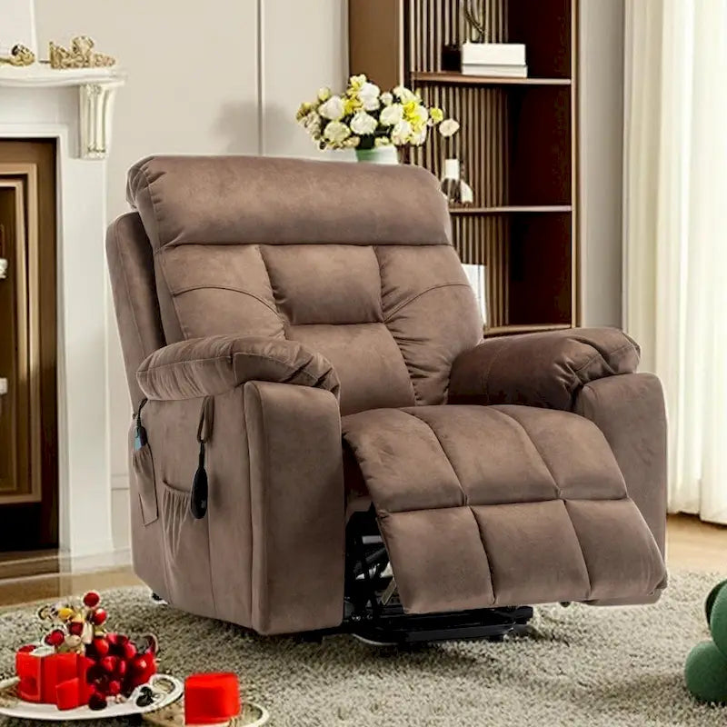 Fauteuil inclinable électrique releveur de massage chauffant