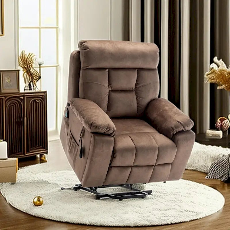 Fauteuil inclinable électrique releveur de massage chauffant